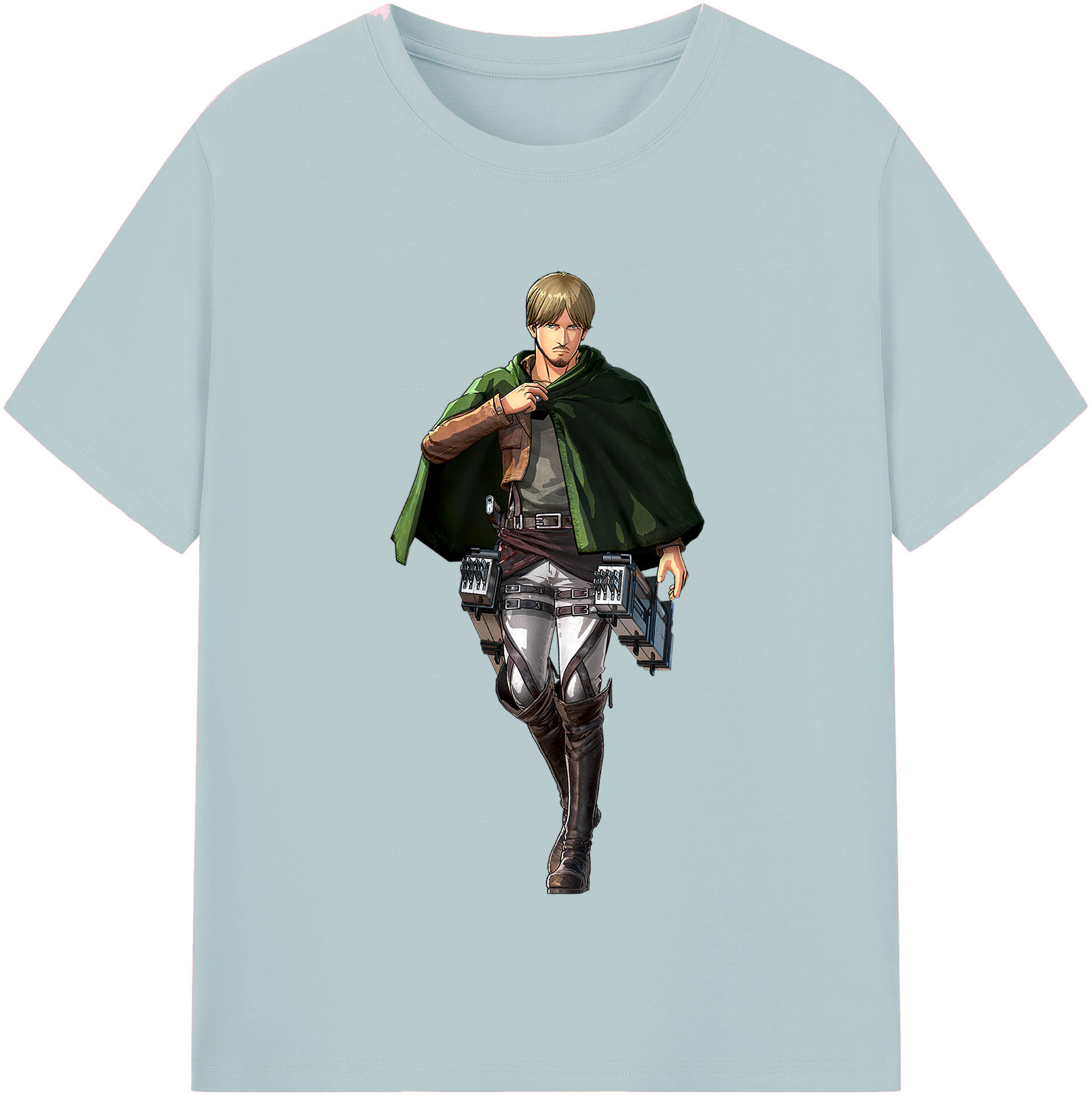 （画像用） 進撃の巨人 ミケ·ザカリアス Attack on Titan Mike Zakarius 綿100％半袖Tシャツ（フロントプリント）
